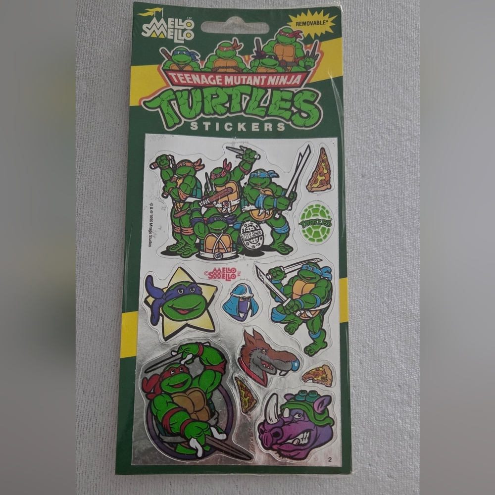 Vintage Teenage Mutant Ninja Turtles Stickers